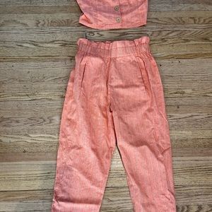 2 piece crop outfit
